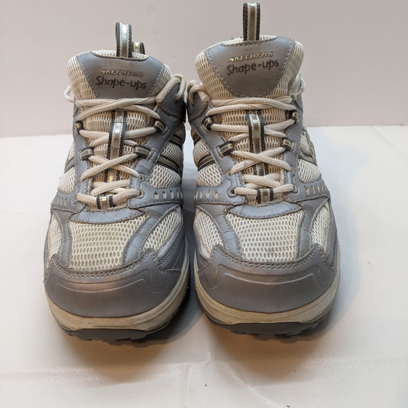 Women's Shoes Sketchers Gray Shape Ups Toning Shoes - Size: 9. - Picture 2 of 9
